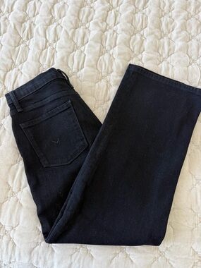 Hudson Jeans Black straight leg denim